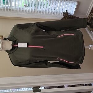 Baleaf half zip army green pink fleece running jacket athletic size XXL …NEW